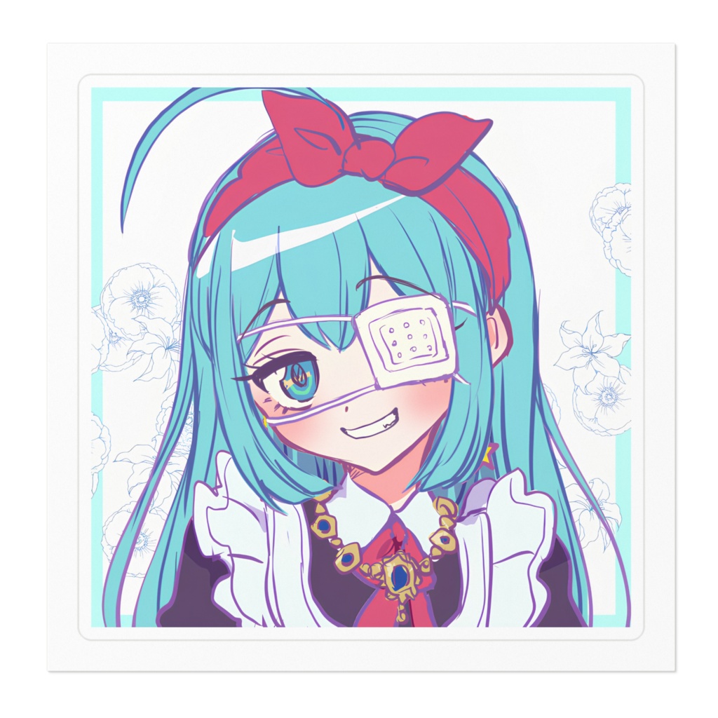 まりンアイコンステッカー B