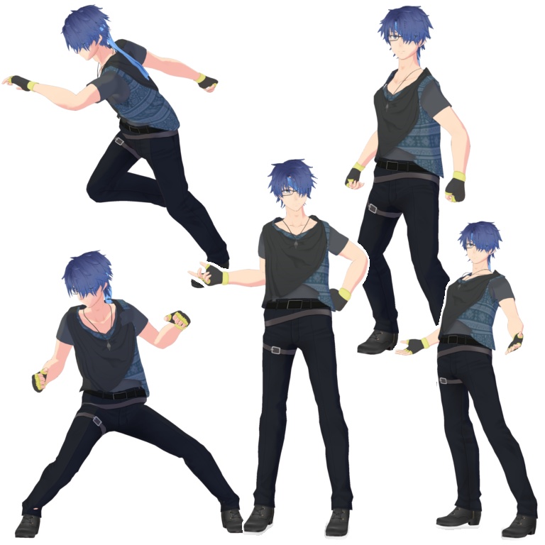 【無料】.vrmaポーズ5種