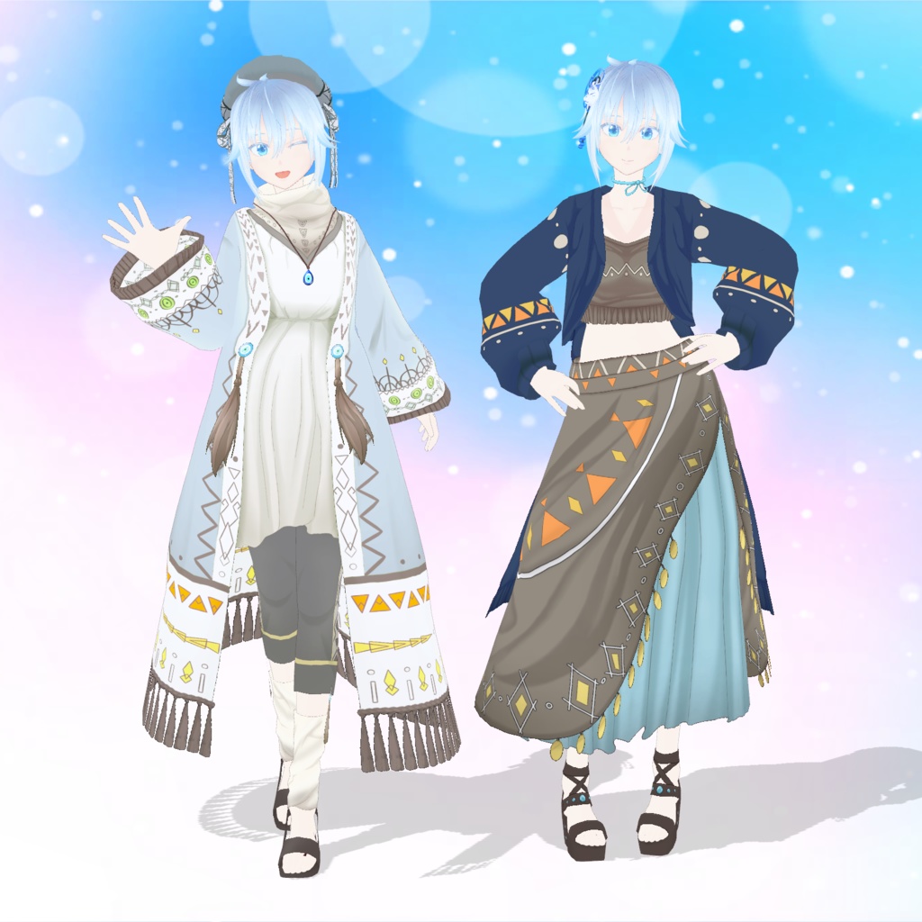 【vroid衣装】Desert・Departure -デザート・デパルチャー-【織部呉服】