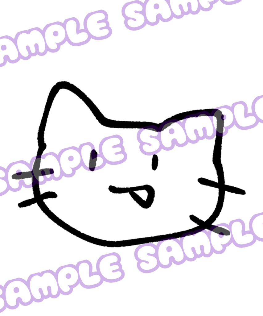 なぞねこアクリルキーホルダー