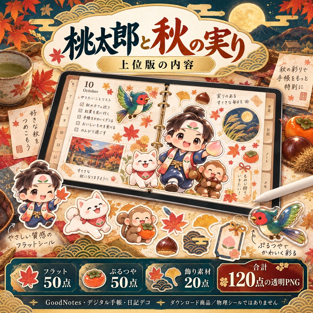 桃太郎と秋の実り|上位版