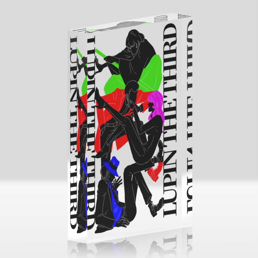 ルパンファミリー アクリルブロック