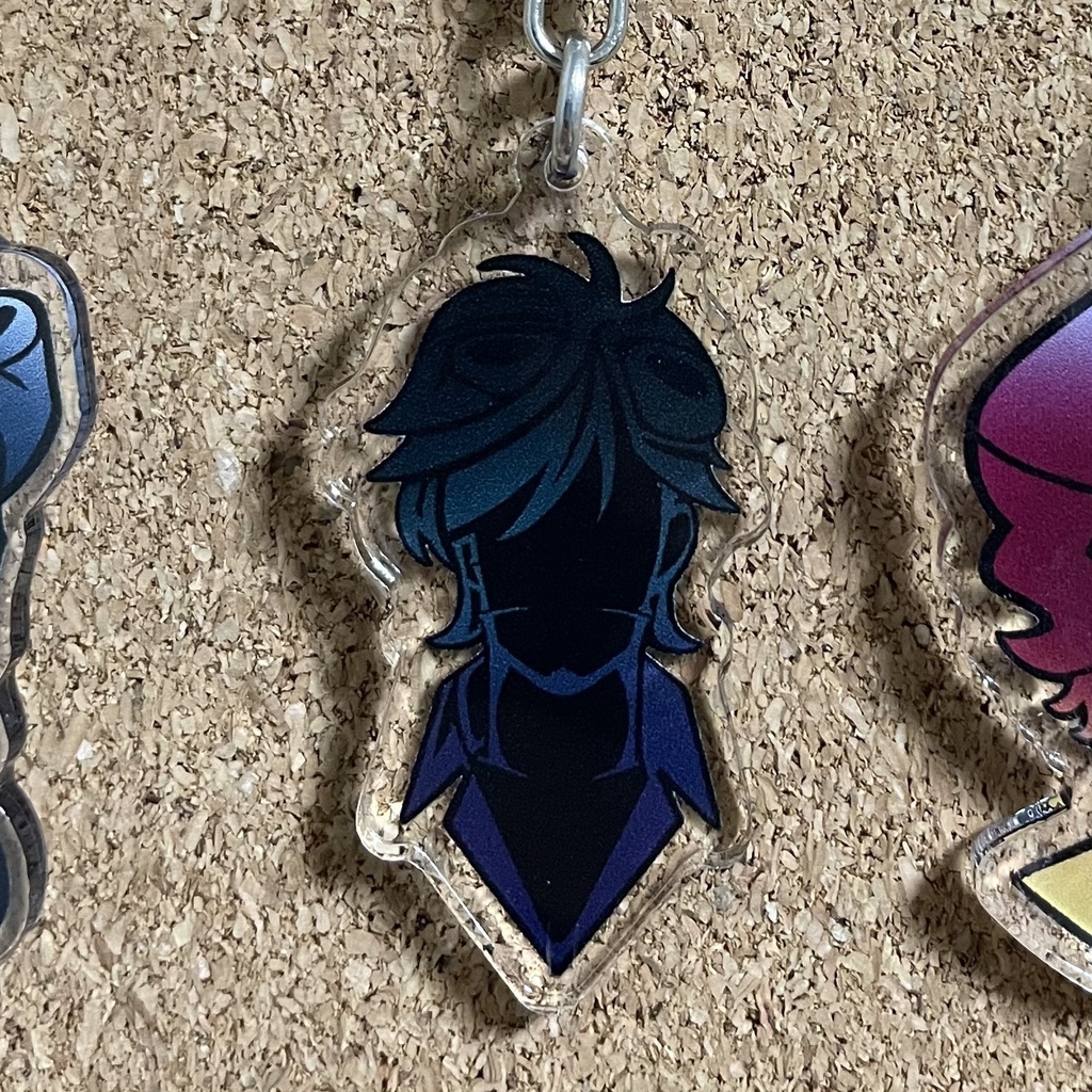 【ホームズ】シルエットデザイン アクリルキーホルダー