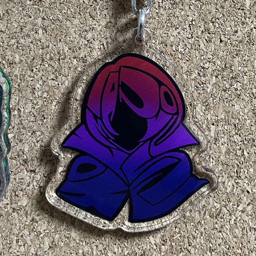 【魔毛狂介】シルエットデザイン アクリルキーホルダー