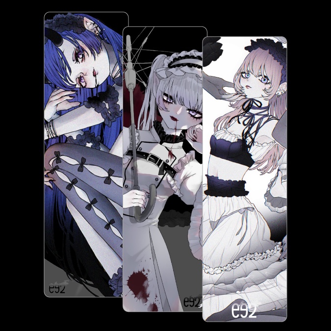 クリアしおり3種セット