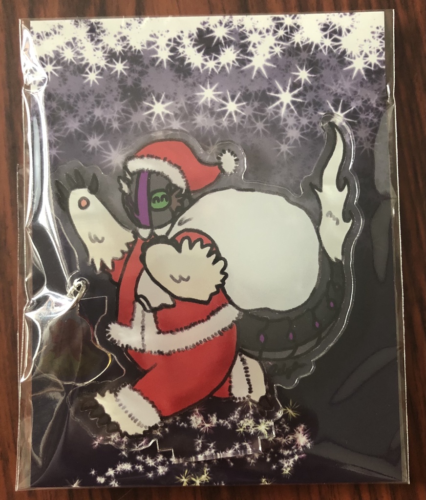 クリスマス祝ボアクリルスタンド