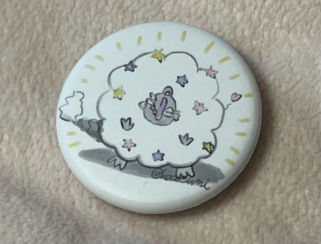 毛玉祝ボ缶マグネット