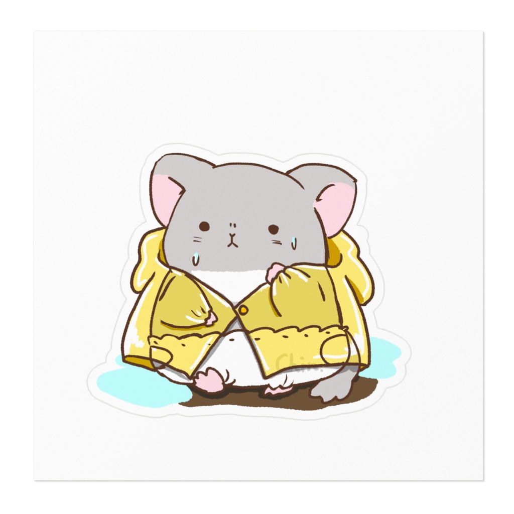 チンチラのちん(雨の日ver.1)