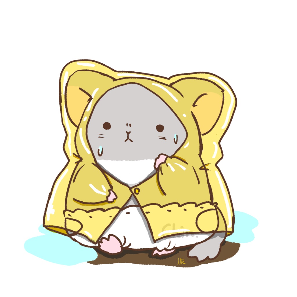 チンチラのちん(雨の日ver.1)