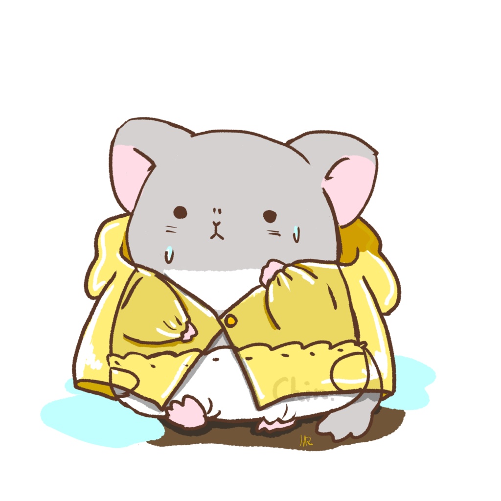 チンチラのちん(雨の日ver.1)