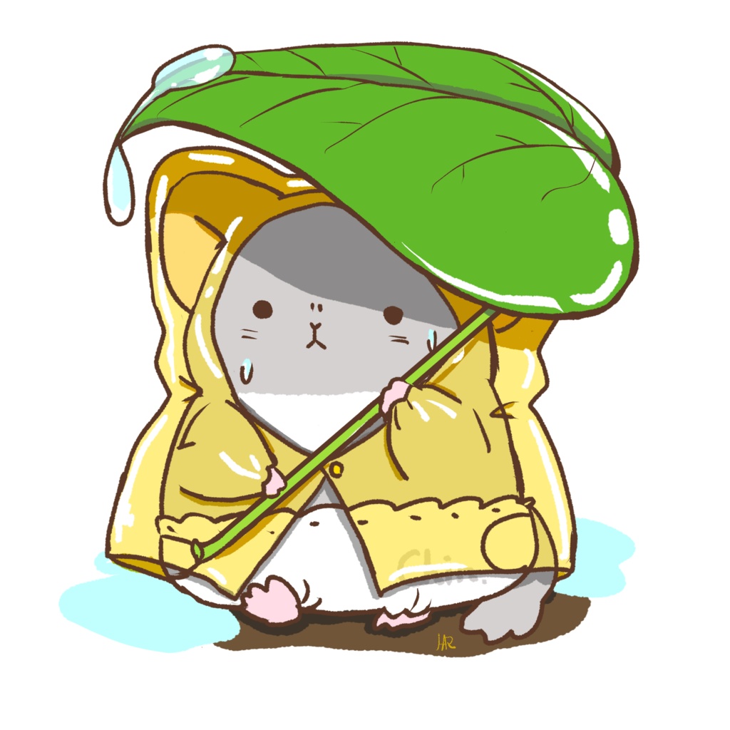チンチラのちん(雨の日ver.2)