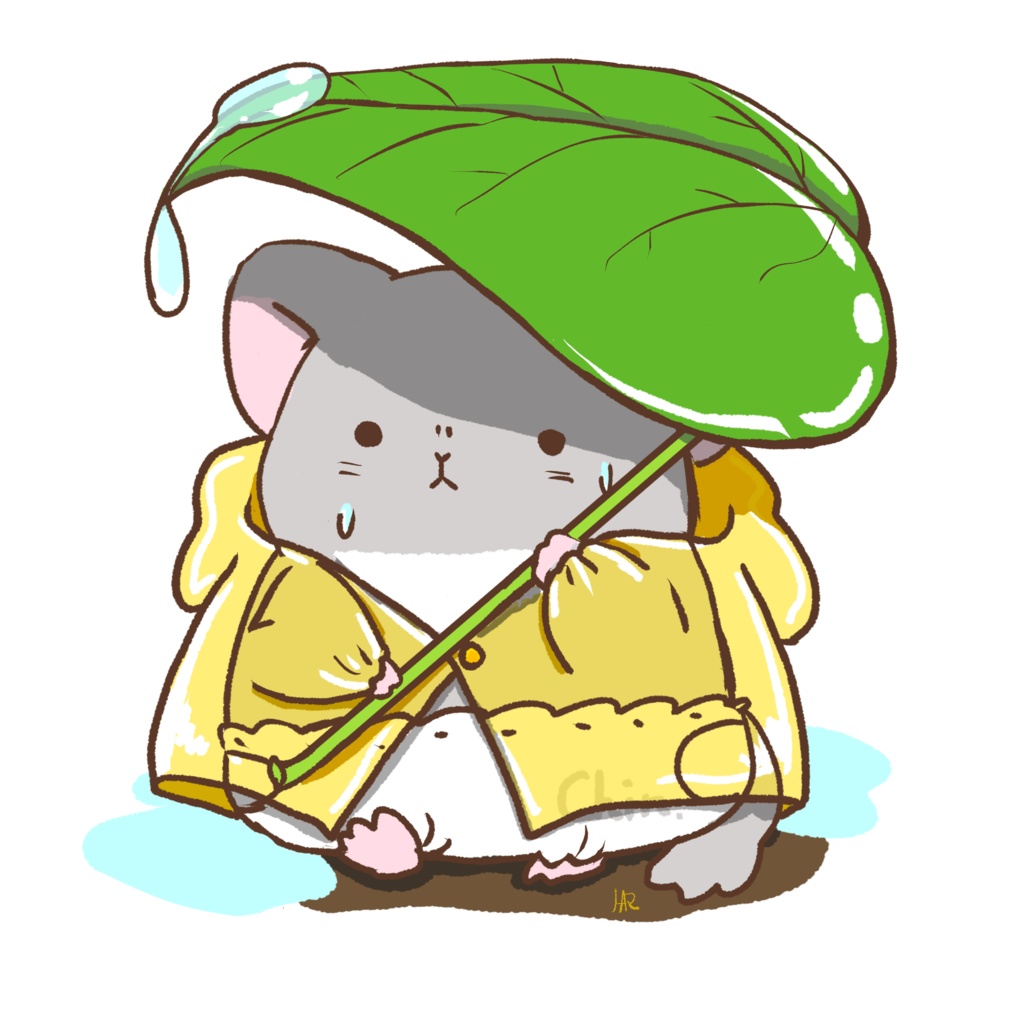 チンチラのちん(雨の日ver.2)