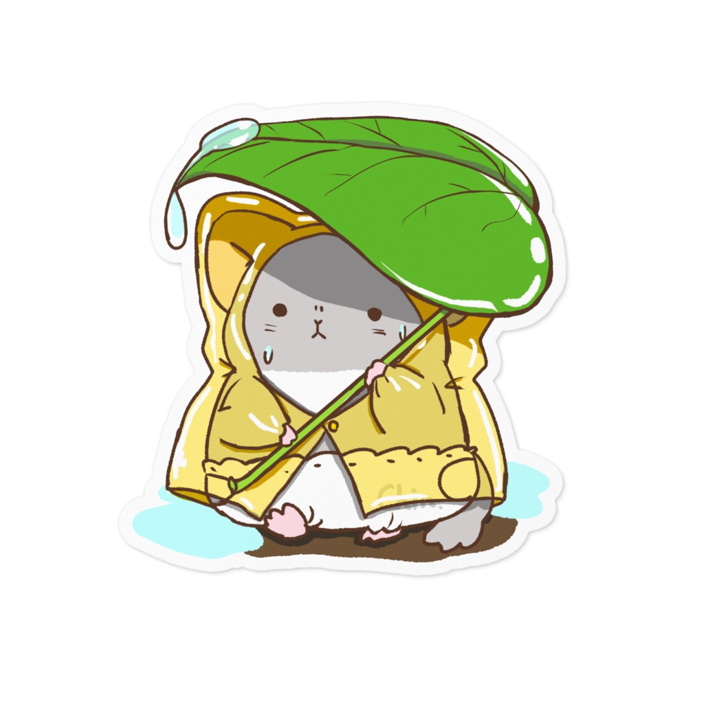 チンチラのちん(雨の日ver.2)