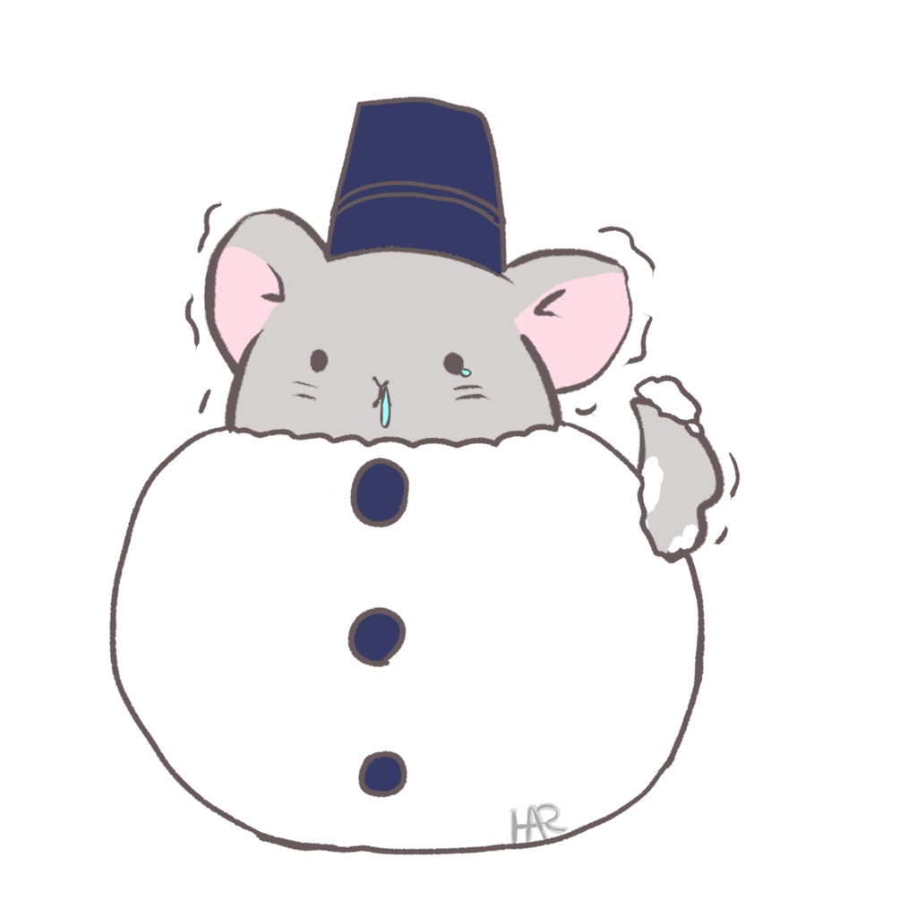 チンチラのちん(ゆきだるまにされちゃった)