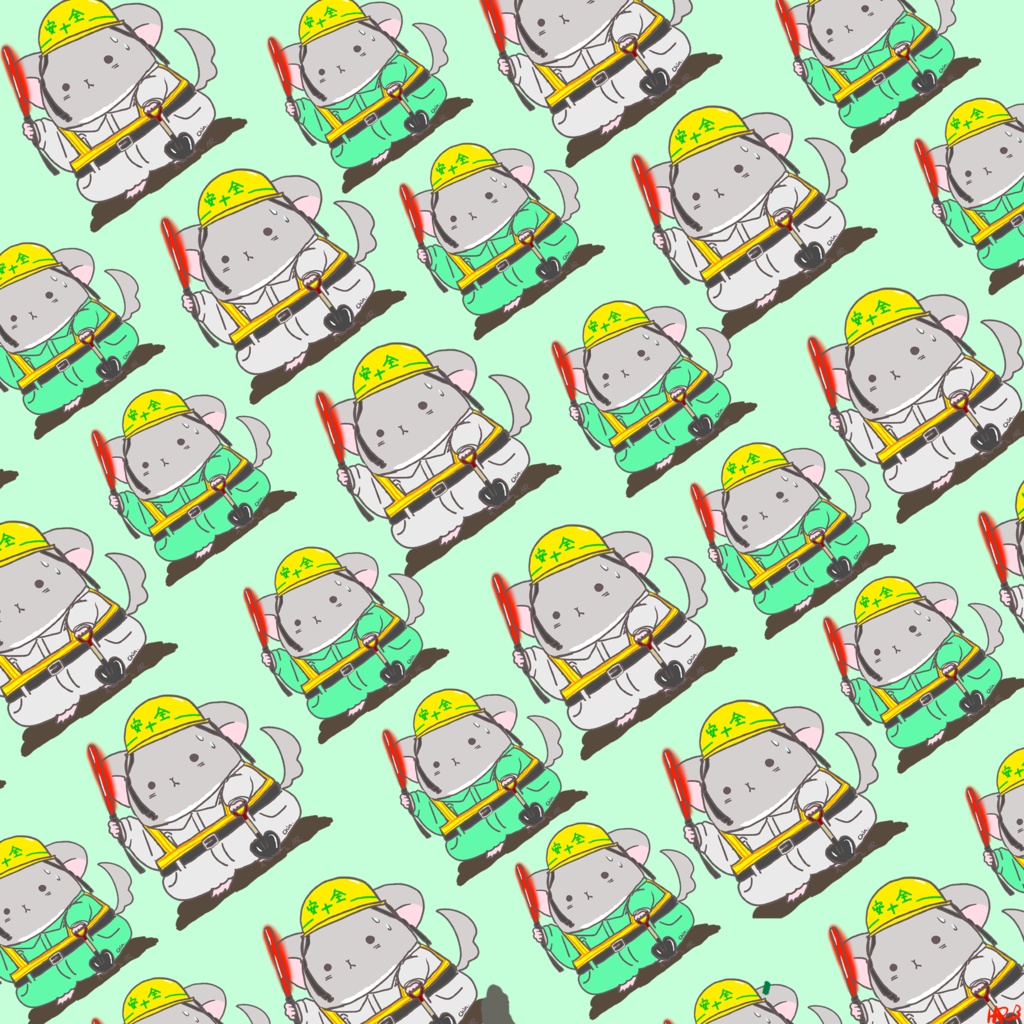 ちんがいっぱい手帳型ケース