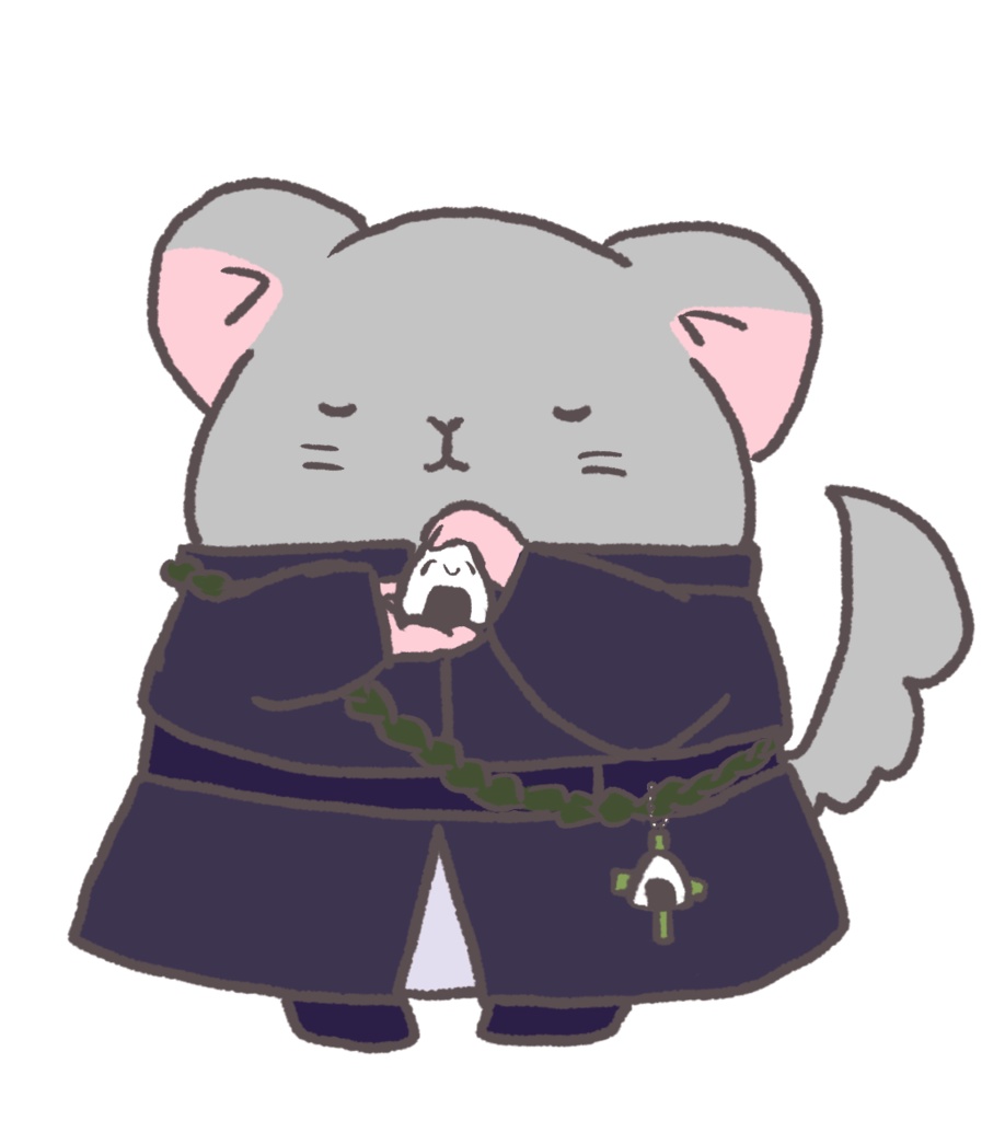 おにぎり教のちんくんクッション