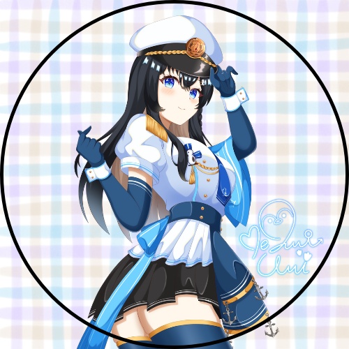1周年記念缶バッジ（うみ）