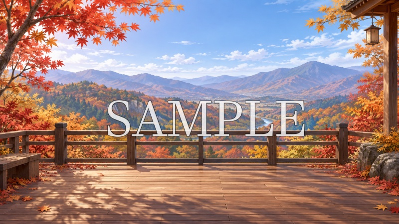 【春夏秋冬4枚セット】自然の景色 配信背景素材|VTuber・雑談配信・動画向け