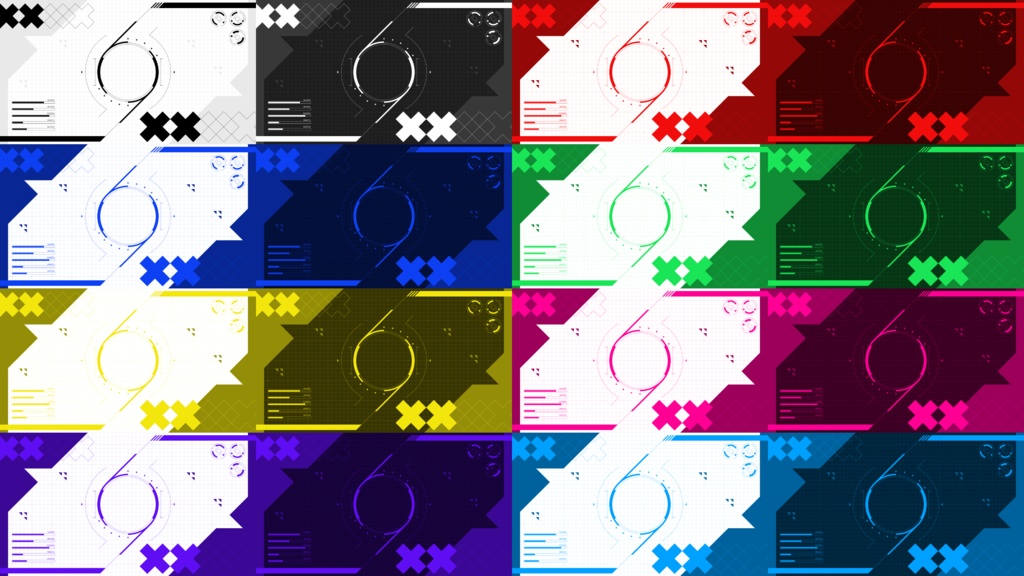 【フリー素材】サイバーな背景素材