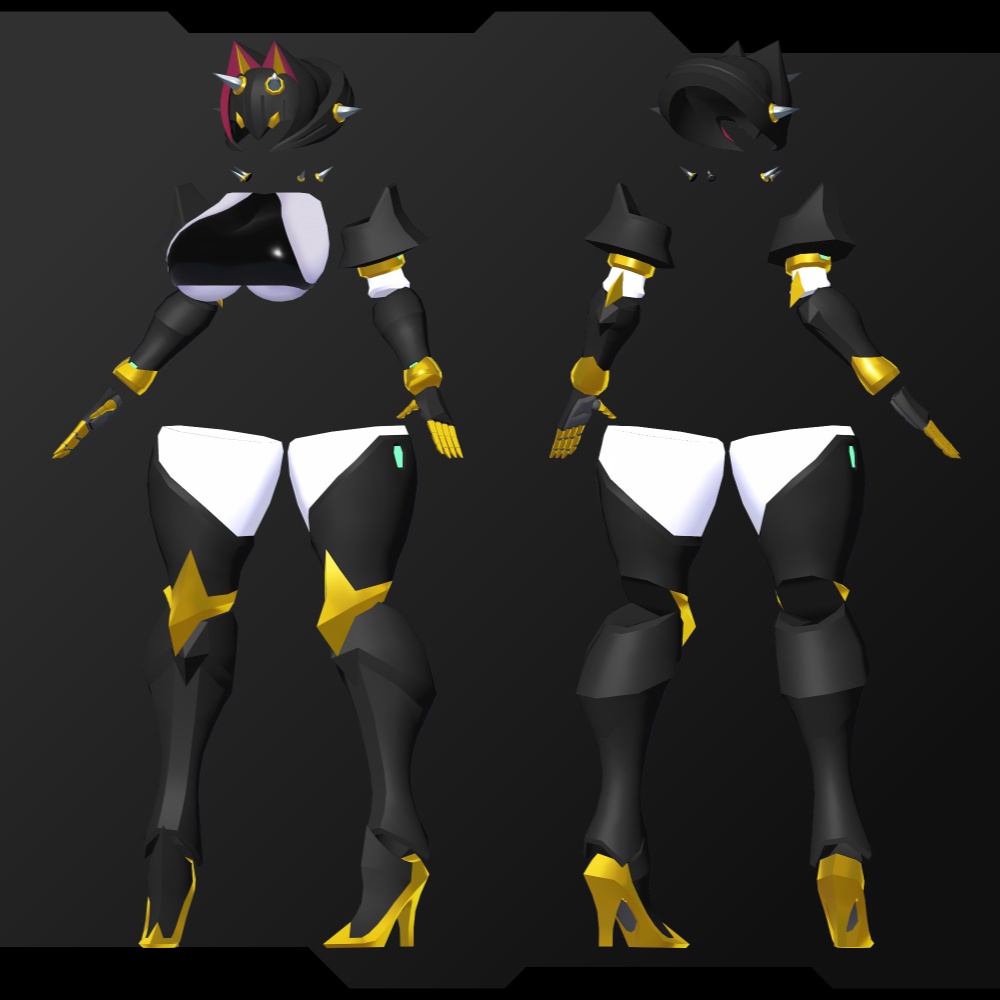 【ソティアさん対応パーツ】Spikilla【VRChat想定】