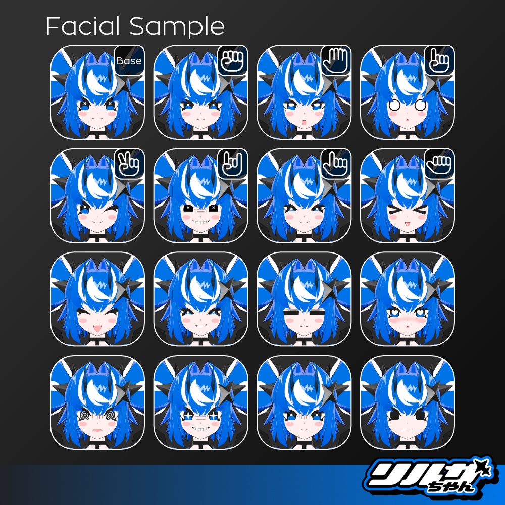 【オリジナル3Dモデル】リルザちゃん【VRChat想定】