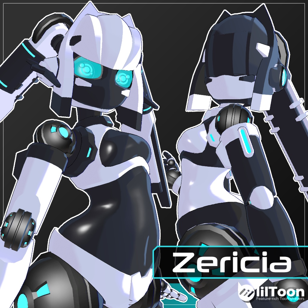 【オリジナル3Dモデル】Zericia【VRChat想定】
