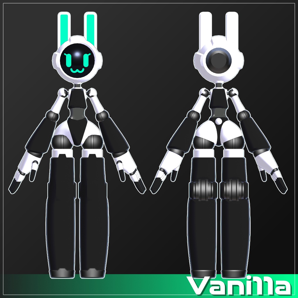 【オリジナル3Dモデル】Vani11a【VRChat想定】