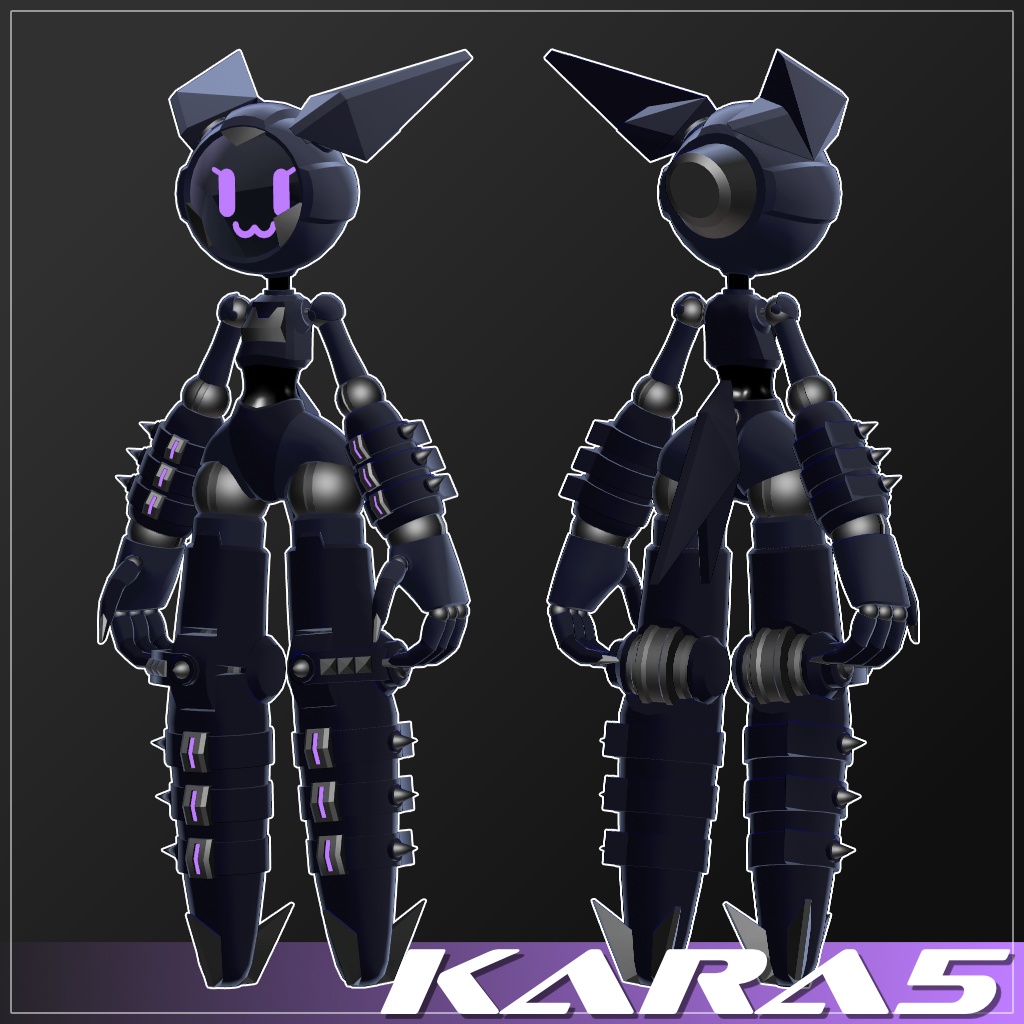 【オリジナル3Dモデル】Kara5【VRChat想定】