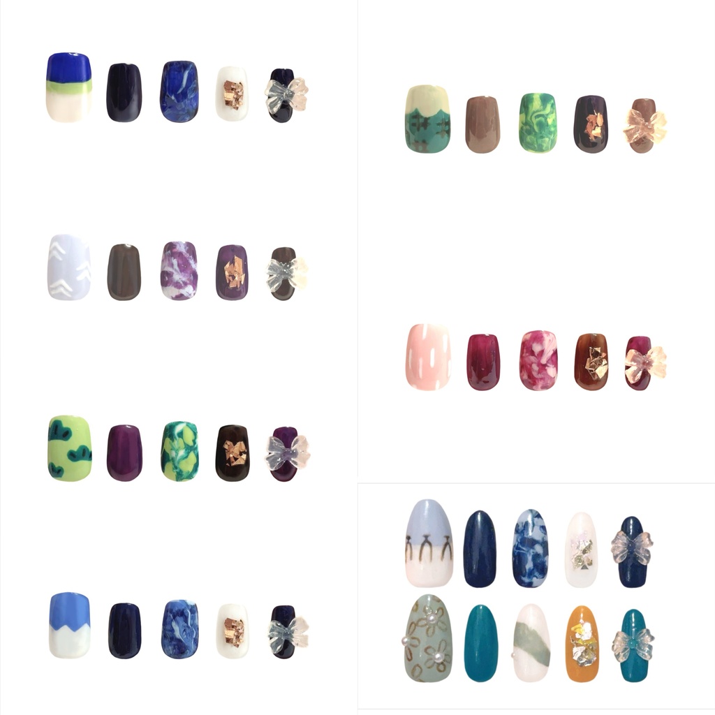 【忍たま】6年生&利こまネイルチップ