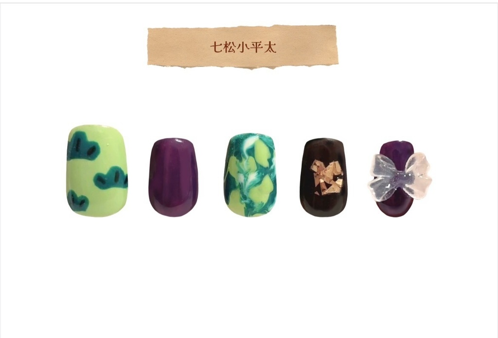 【忍たま】6年生&利こまネイルチップ