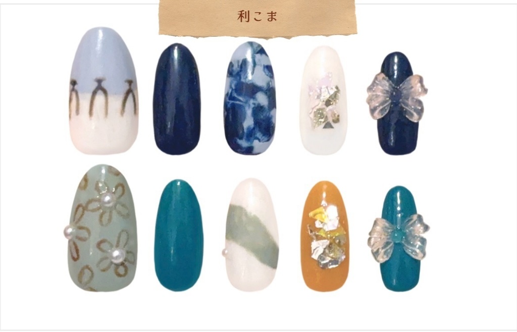 【忍たま】6年生&利こまネイルチップ