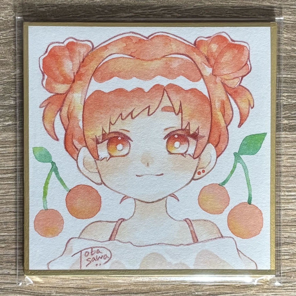 【豆色紙】果物の子(バラ科)【2025/08】