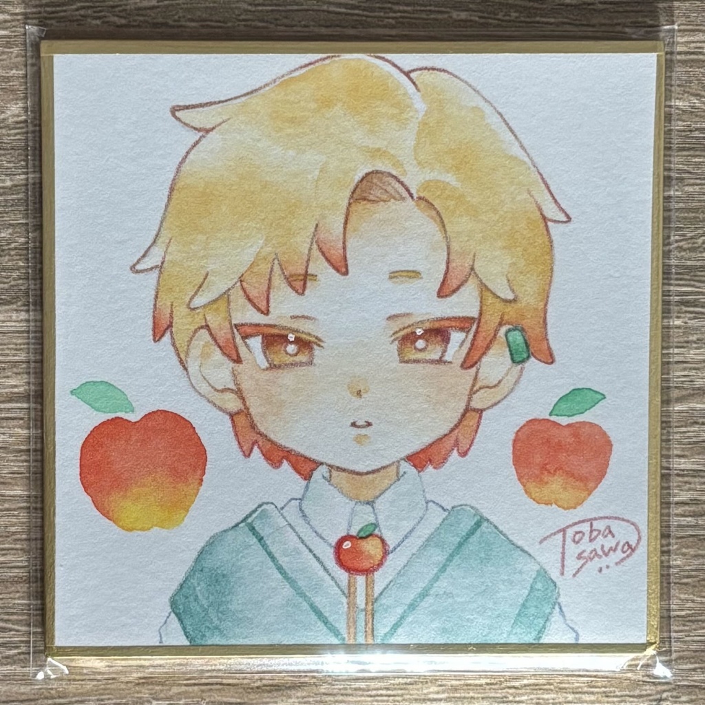 【豆色紙】果物の子(バラ科)【2025/08】