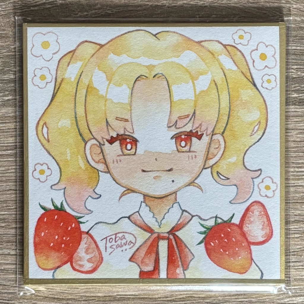 【豆色紙】果物の子(バラ科)【2025/08】