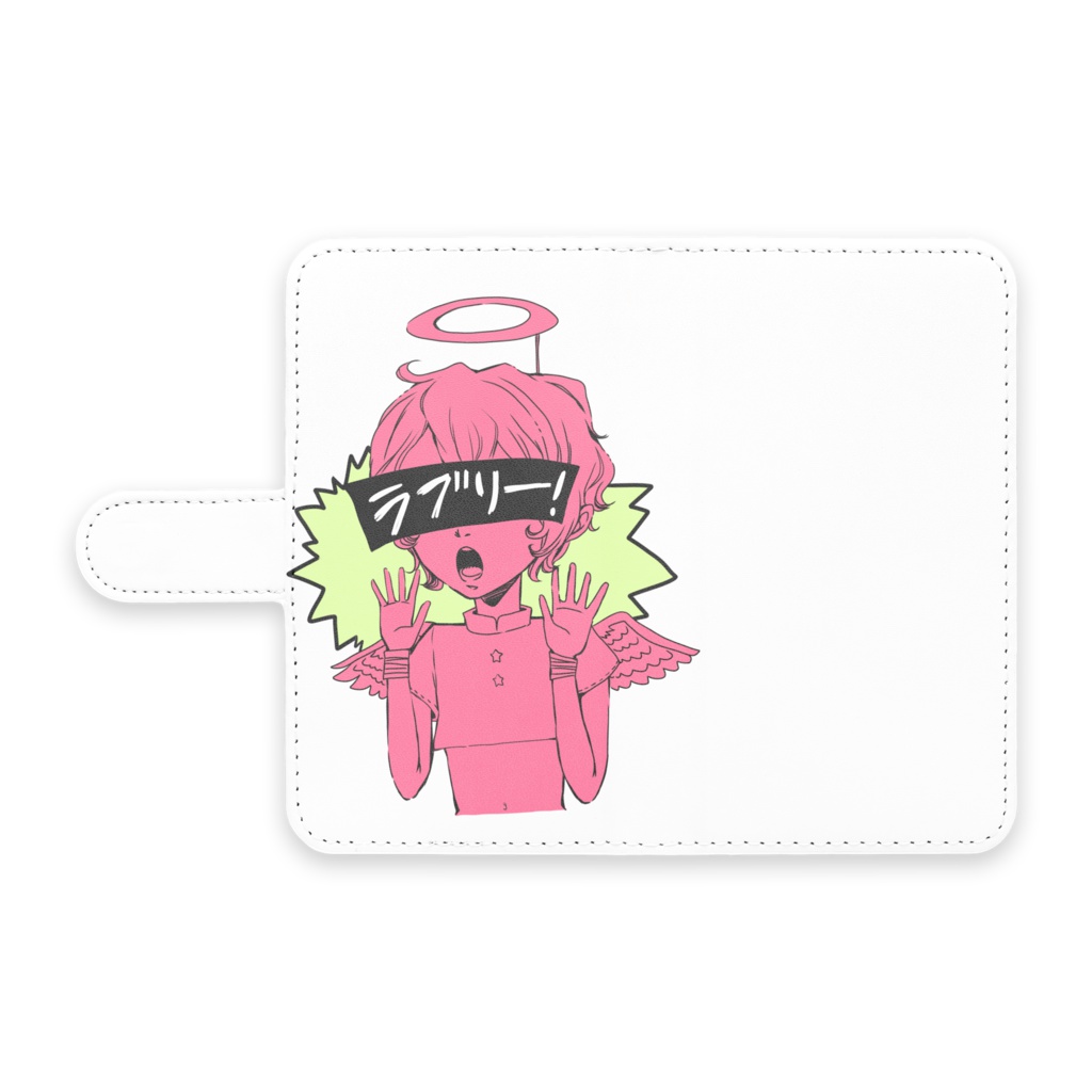 らぶりーえんじぇるさん Android手帳型ケース