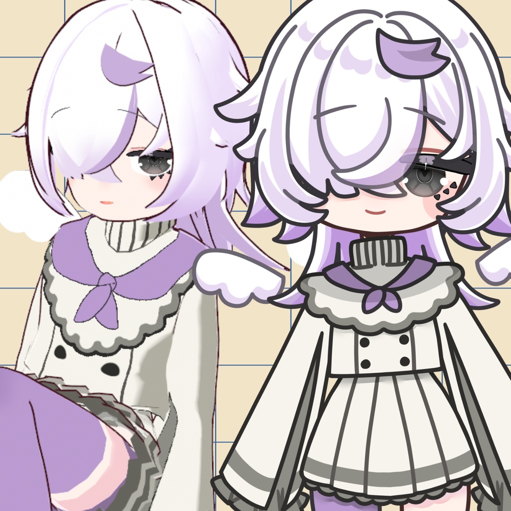 【限定1点】天使くんちゃん【Live2D+3Dモデル】