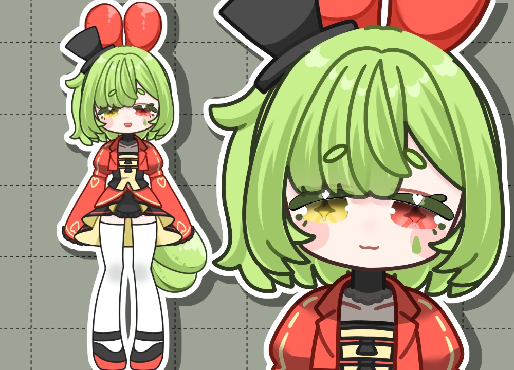 【限定1点】バルーンピエロ【Live2D+3Dモデル】