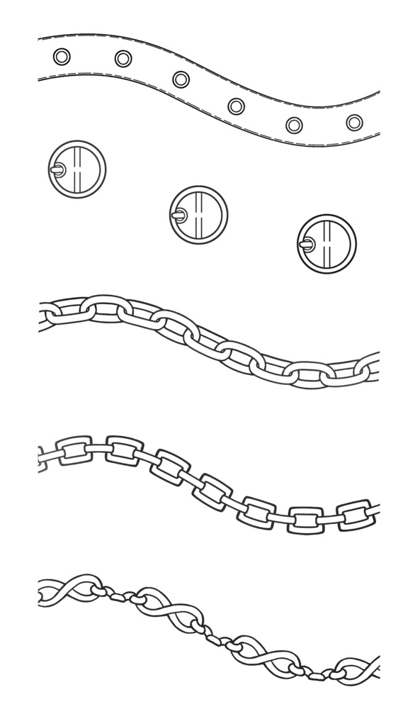 ブラシ4種(+バックル)セット