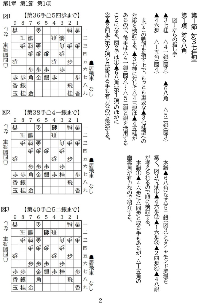 四間飛車特論 対居飛車穴熊 高美濃-3二銀・4五歩型Vol.1~2 廉価版