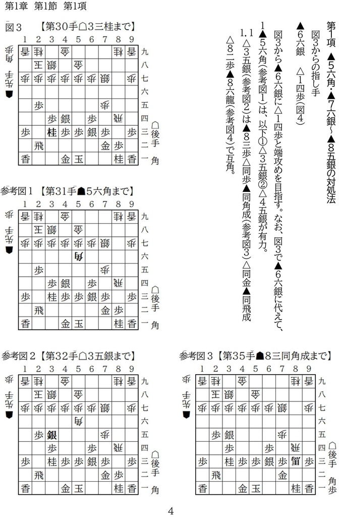 対石田流 相振り雁木 角交換編 Vol.1