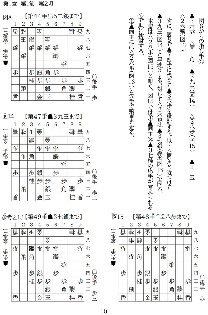 対石田流 相振り雁木 角交換編 Vol.1