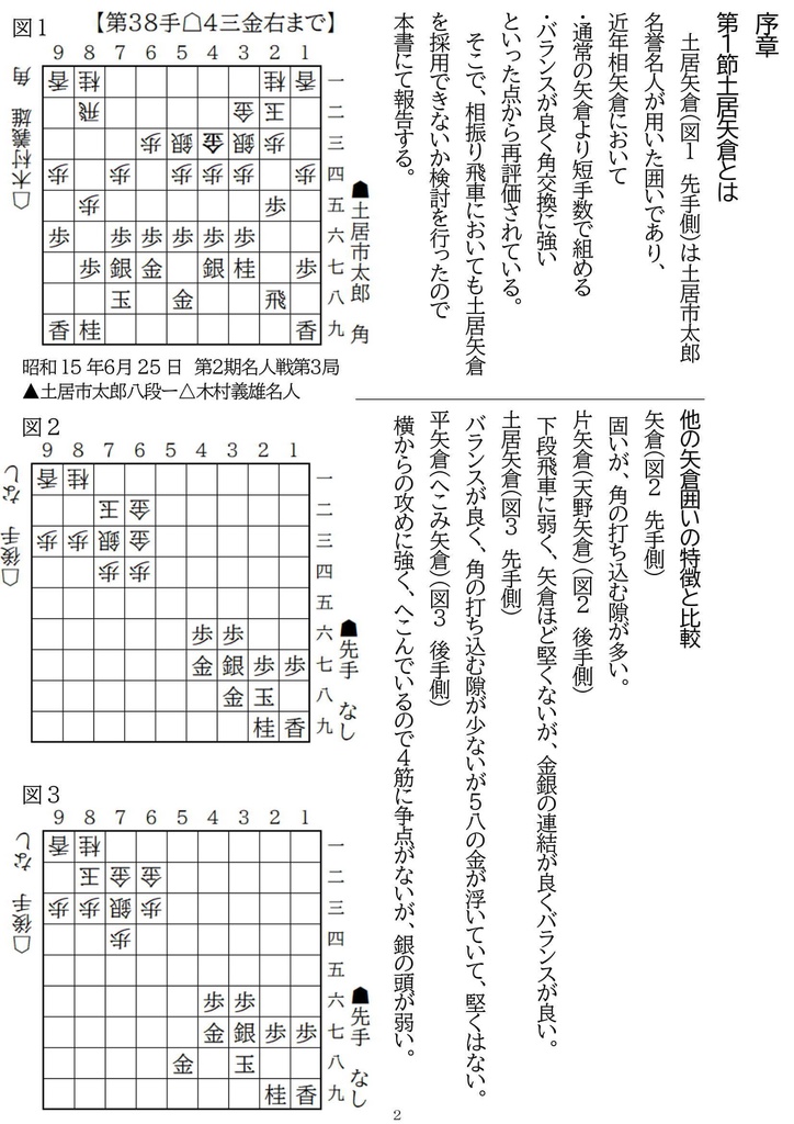 相振り土居矢倉 対菅井流 Vol.1