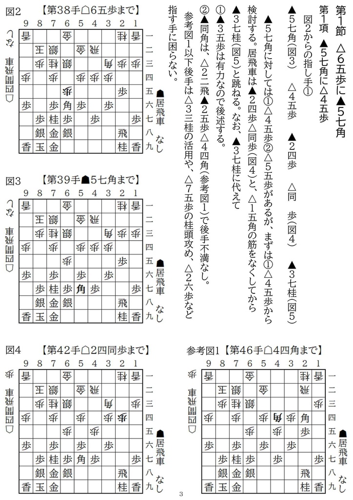 四間飛車特論 対トーチカVol.1
