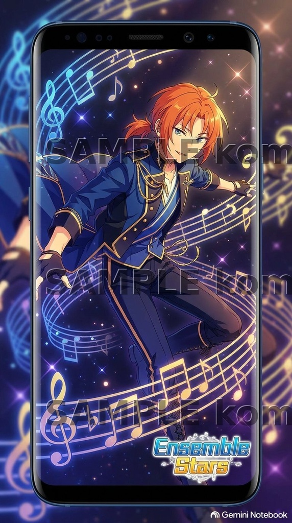 【スマホ壁紙】あんさんぶるスターズ！ 月永レオ風 高画質イラスト素材