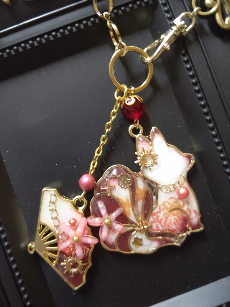 創作格闘ゲーム・BOJ倭勢お狐様バッグチャーム