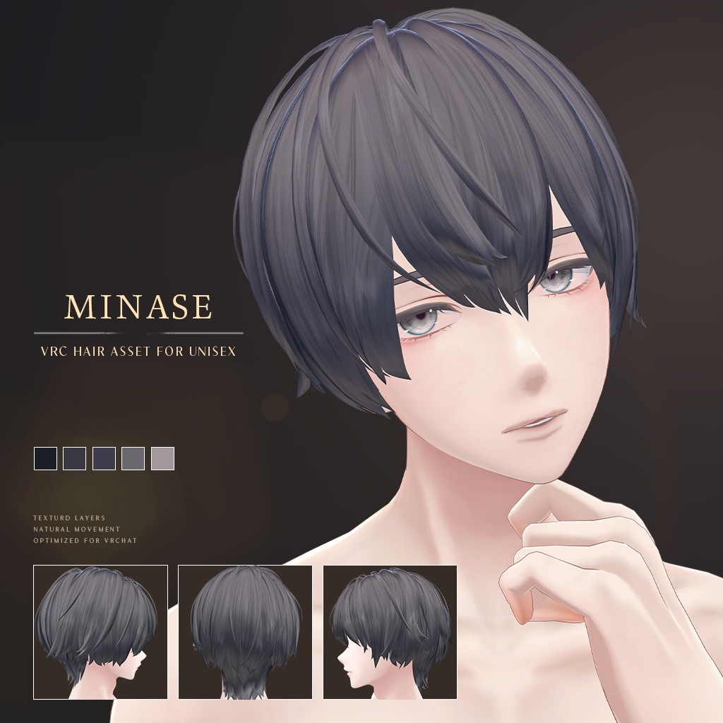 UH-001|UNI SHORT BOB HAIR