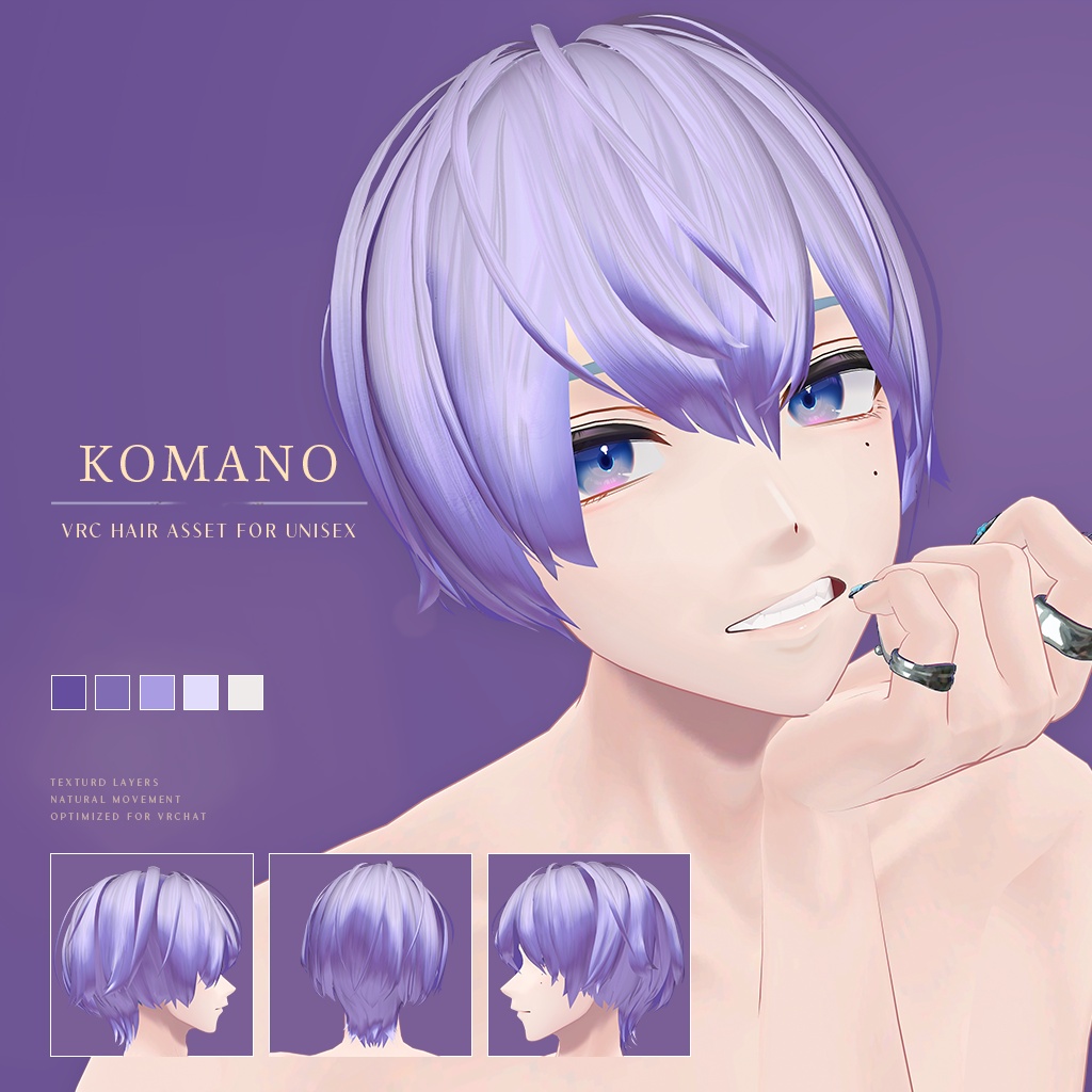 UH-001|UNI SHORT BOB HAIR