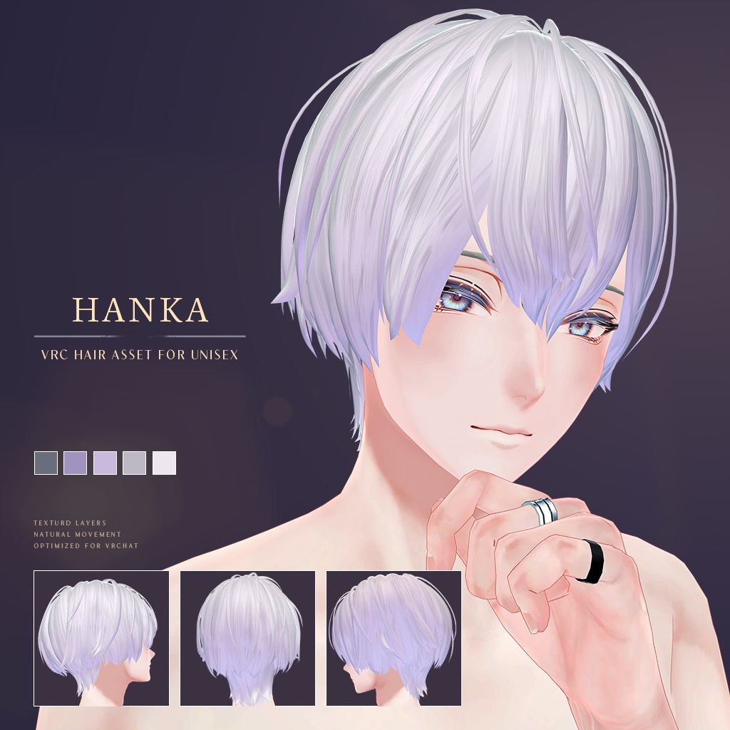 UH-001|UNI SHORT BOB HAIR