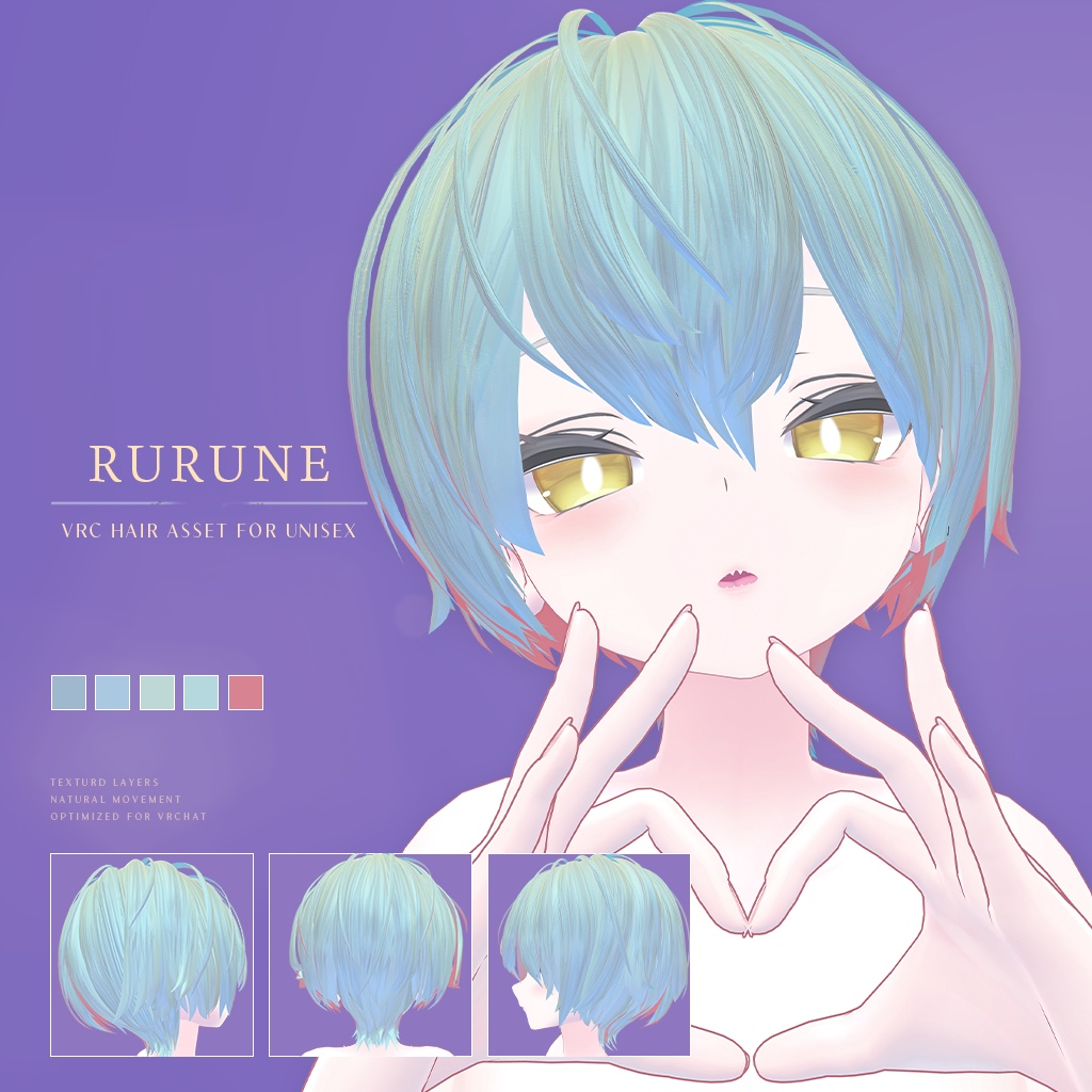 UH-001|UNI SHORT BOB HAIR