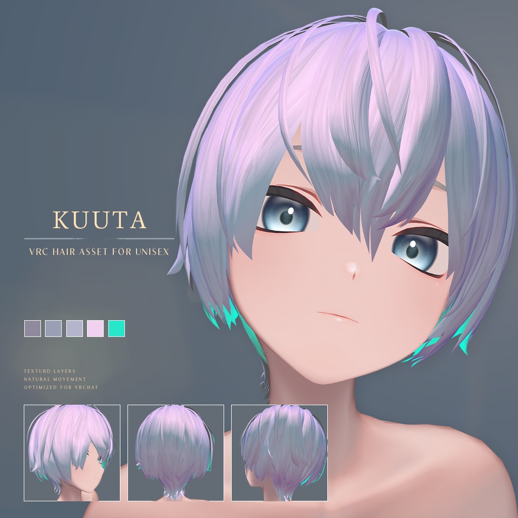 UH-001|UNI SHORT BOB HAIR